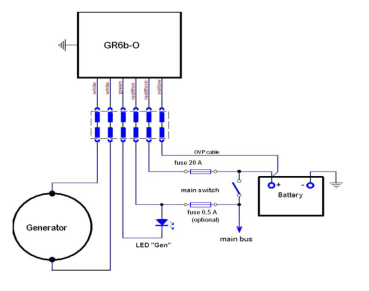 Preview: Regler Gleichrichter GR6b+O für Rotax® 912